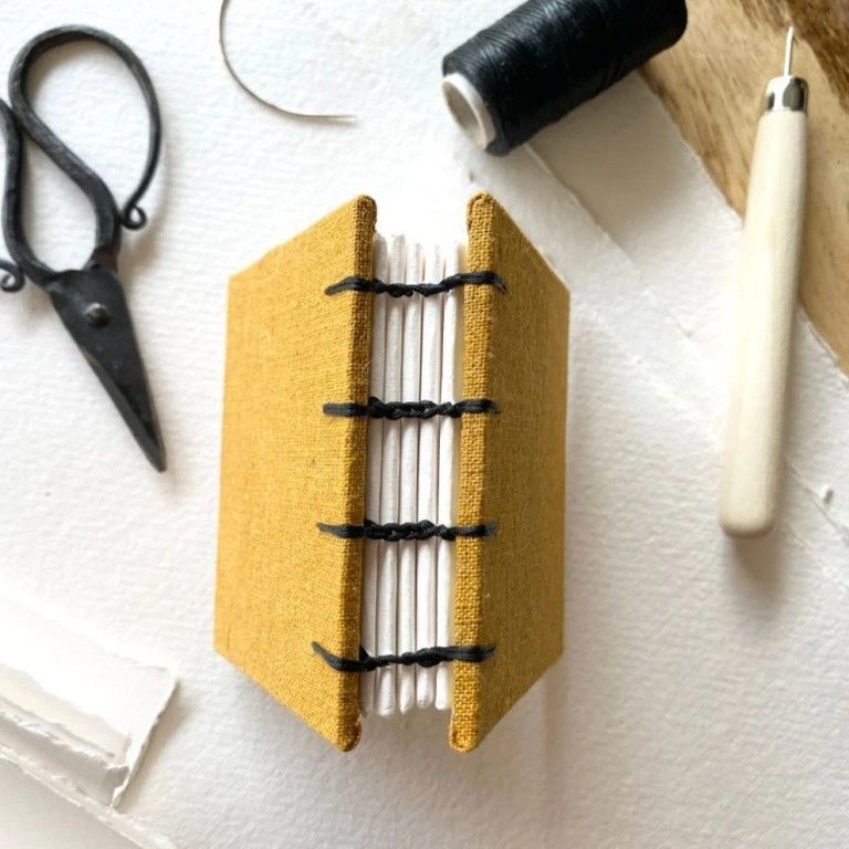 Coptic Stitch Lay-Flat Sketchbook