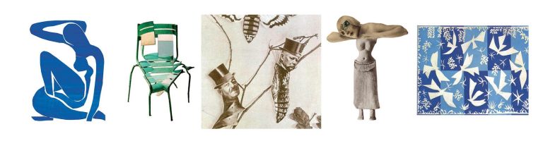 EXPLORING CUT AND PASTE – A CONTEMPORARY COLLAGE WORKSHOP – Following in their footsteps – MATISSE, HOCH, HEARTFIELD & HOCKNEY