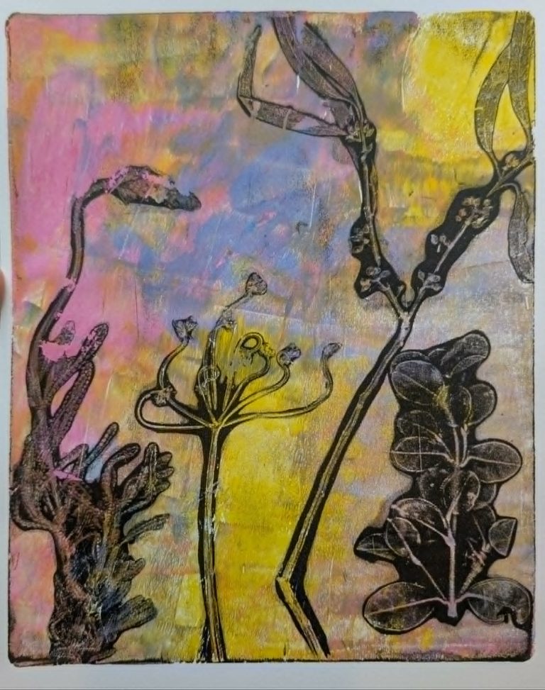 Adult Art Class – Gel Plate Printing